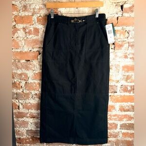Lauren Ralph Lauren Black Maxi Skirt NWT